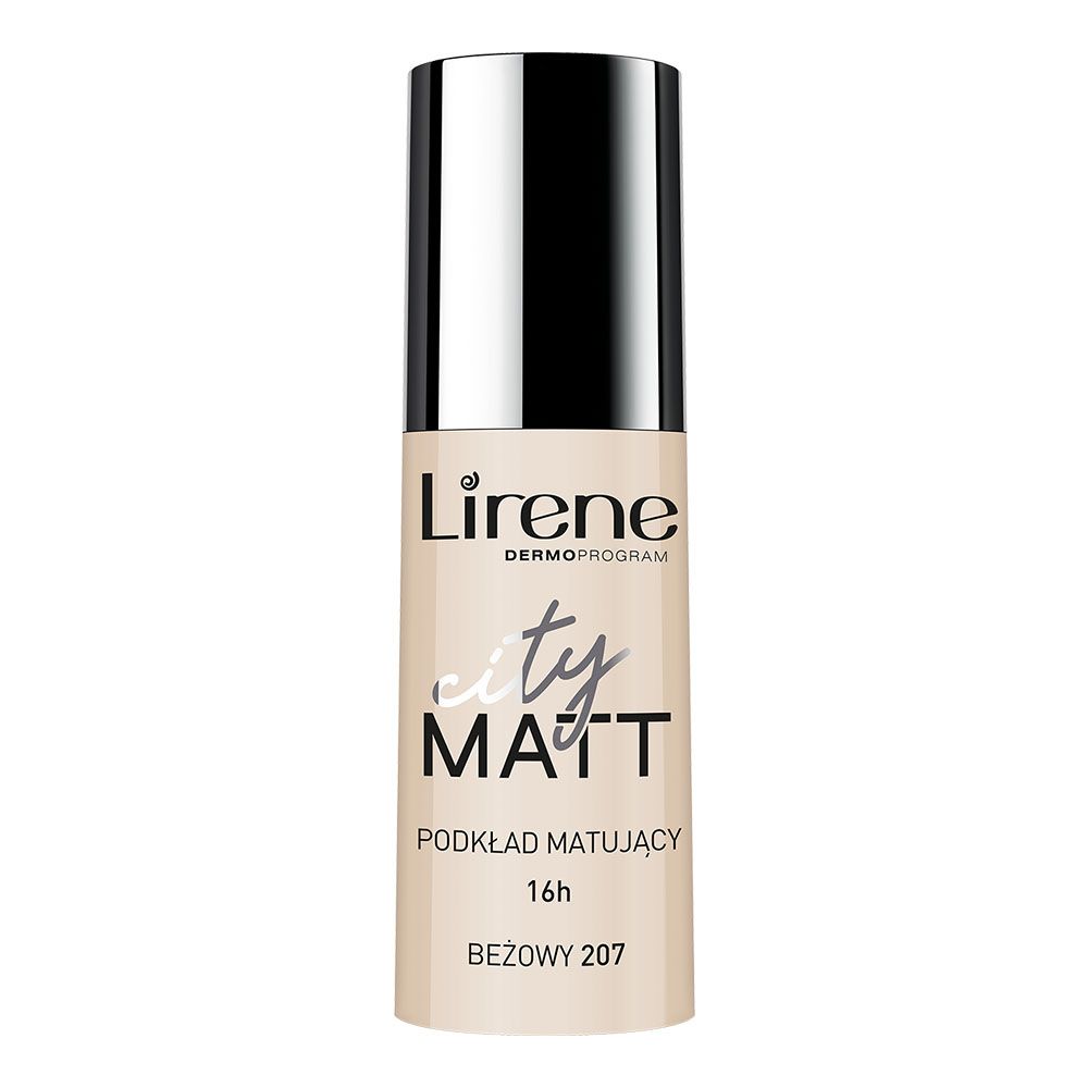 Lirene City Matt matující tekutý make-up 207 Beige 30 ml Lirene