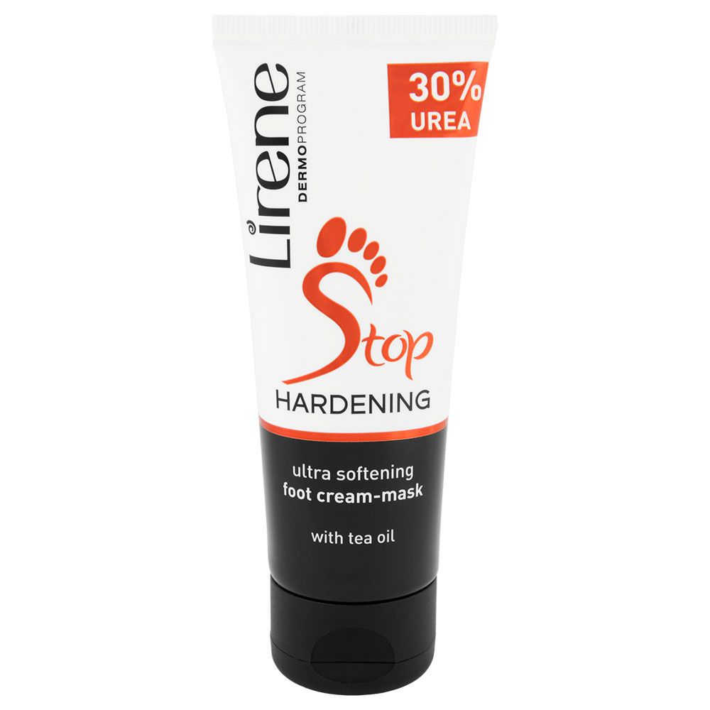 Lirene Zvláčňující krémová maska na nohy 30% Urea 75 ml Lirene