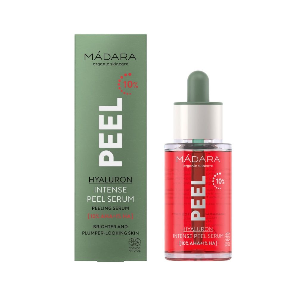 MÁDARA PEEL Hyaluronové intenzivní peelingové sérum s AHA kyselinami 30 ml MÁDARA