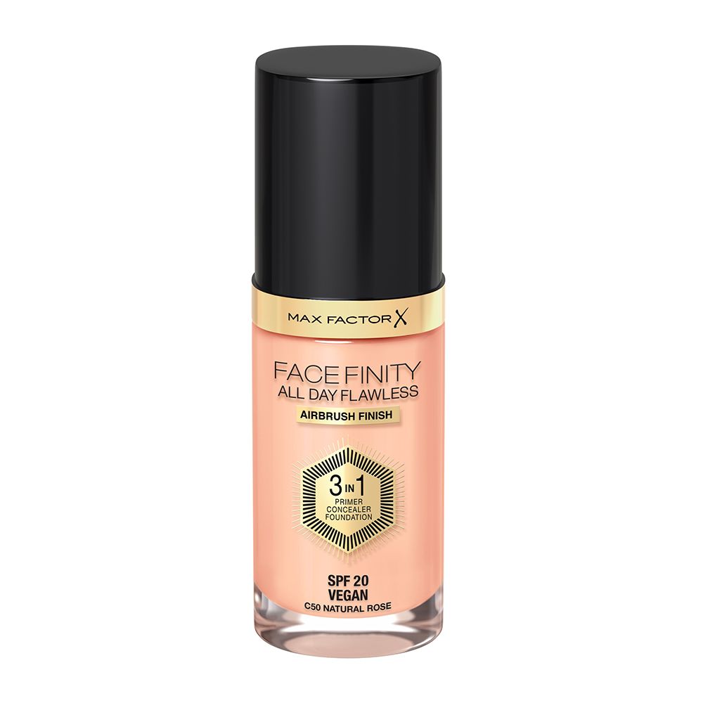 Max Factor Facefinity All Day Flawless 3v1 make-up C50 Natural Rose 30 ml Max Factor