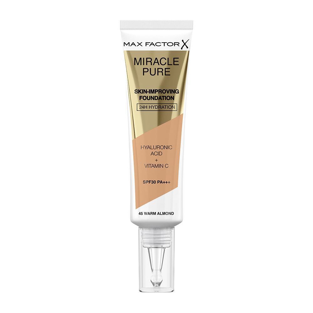 Max Factor Miracle Pure make-up 45 Warm Almond 30 ml Max Factor