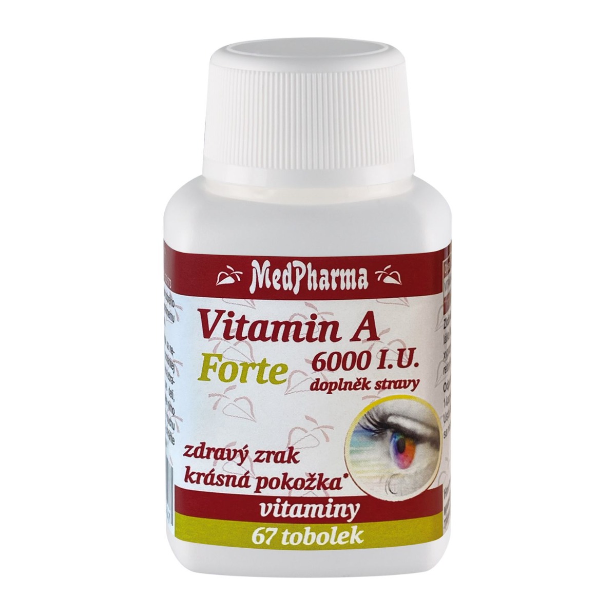 Medpharma Vitamin A 6000 I.U. Forte 67 tobolek Medpharma