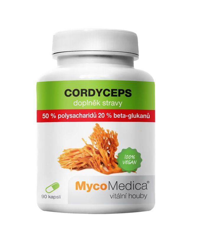MycoMedica Cordyceps 90 kapslí MycoMedica
