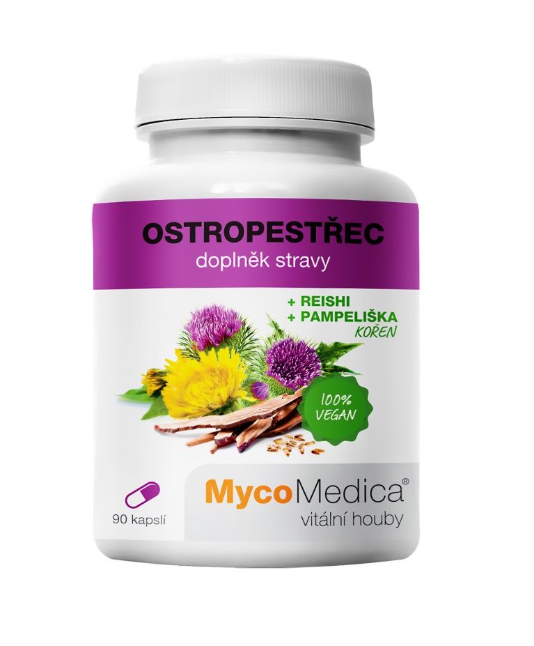 MycoMedica Ostropestřec 90 kapslí MycoMedica