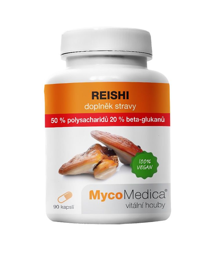 MycoMedica Reishi 50% 90 kapslí MycoMedica