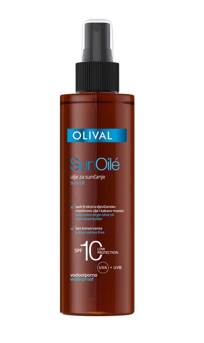 Olival Sun Olej na opalování SPF10 200 ml Olival