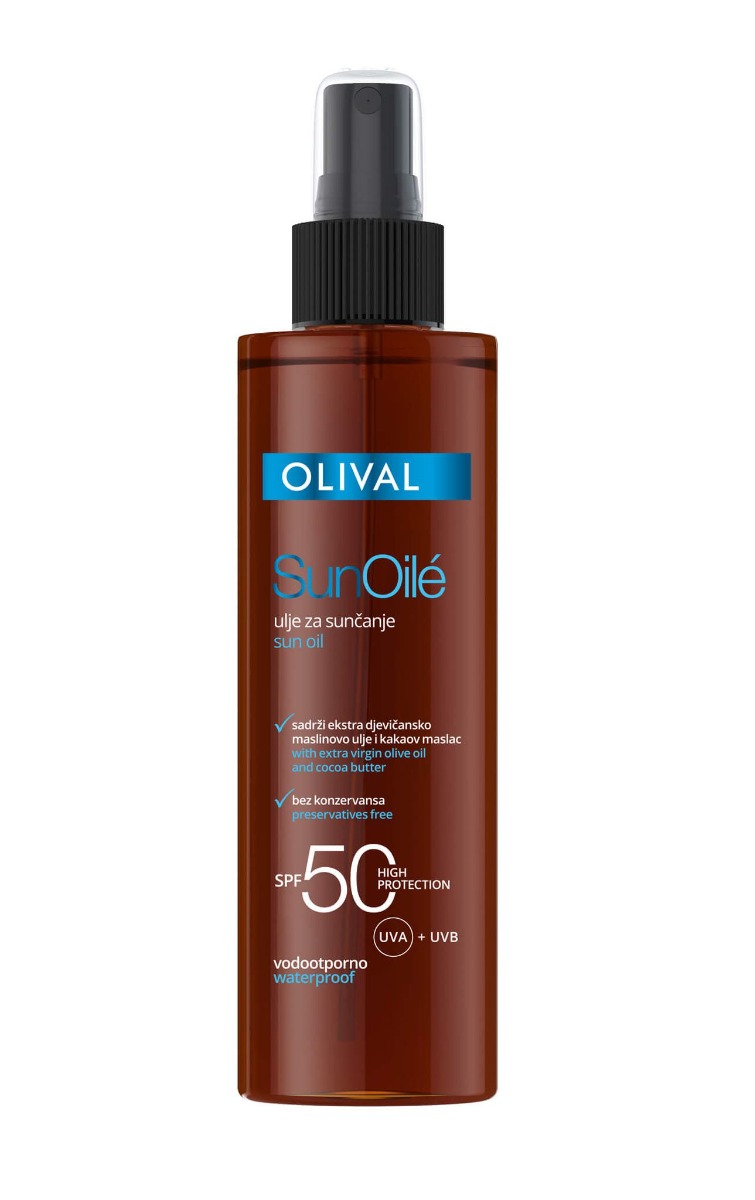 Olival Sun Olej na opalování SPF50 200 ml Olival