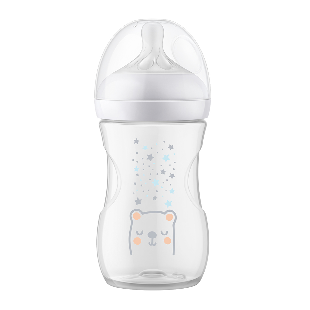 Philips Avent Natural Response Láhev s ventilem AirFree 1m+ 260 ml medvěd Philips Avent