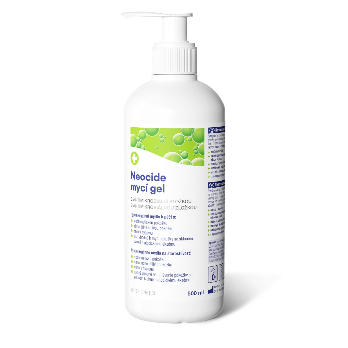 Phyteneo Neocide mycí gel s antimikrobiální složkou 500 ml Phyteneo