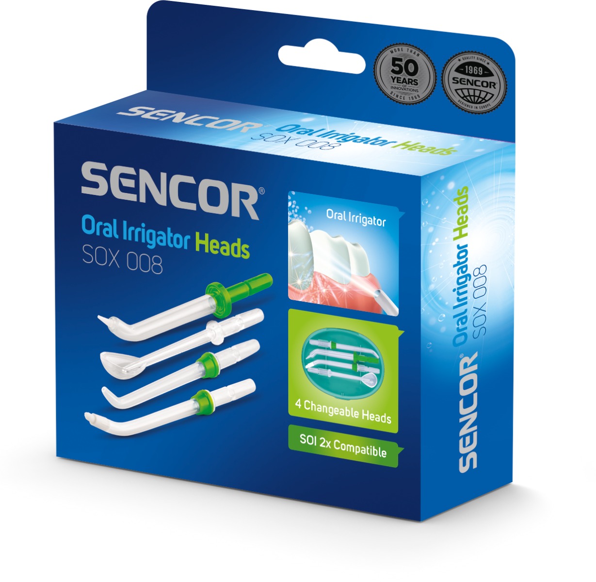 SENCOR SOX 008 náhradní nástavce pro SOI 22xx 4 tvary SENCOR