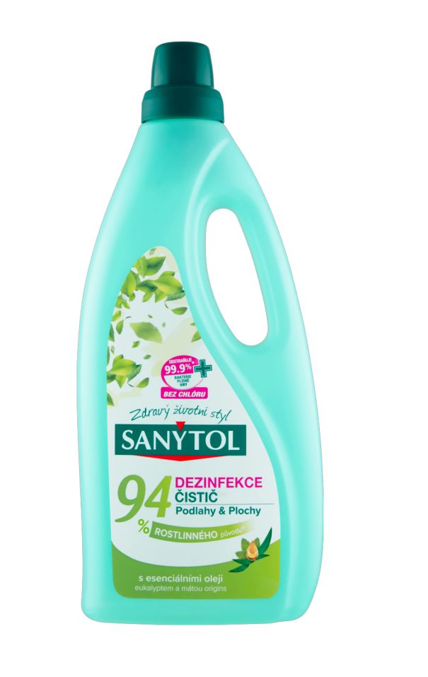 Sanytol Dezinfekce na podlahy a plochy 94 % rostlinného původu 1 l Sanytol