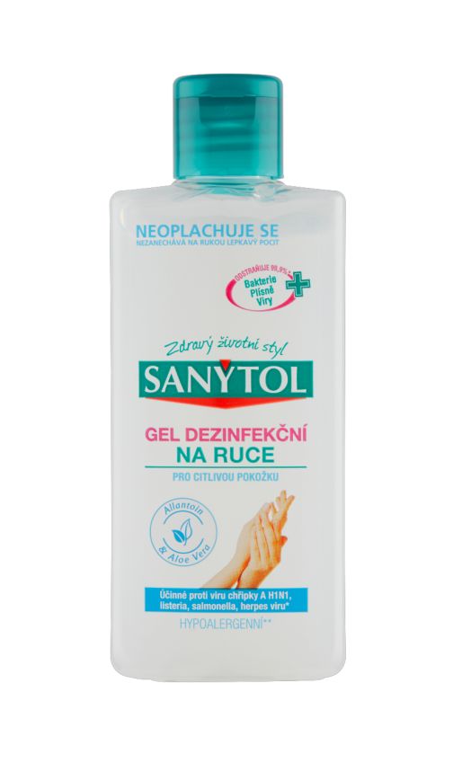 Sanytol Dezinfekční gel na ruce citlivá pokožka 75 ml Sanytol