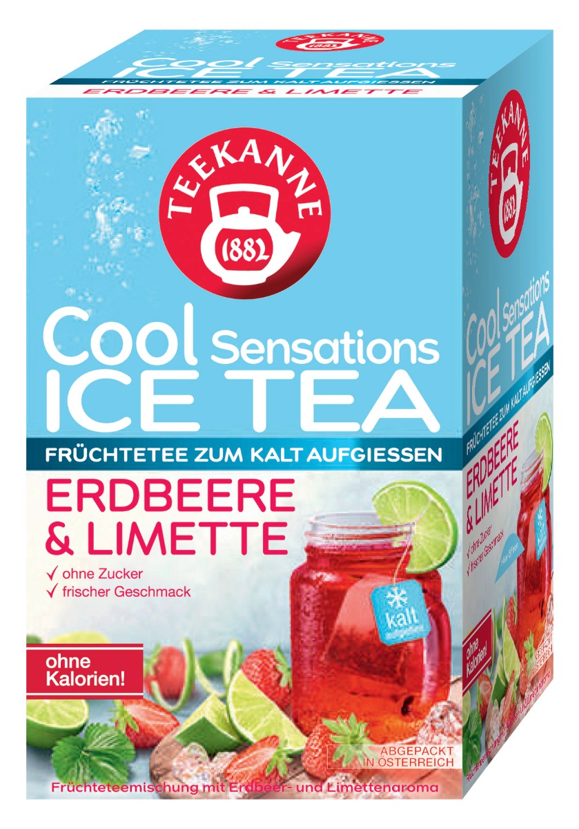 Teekanne CoolSensations IceTea jahoda-limetka 18x2