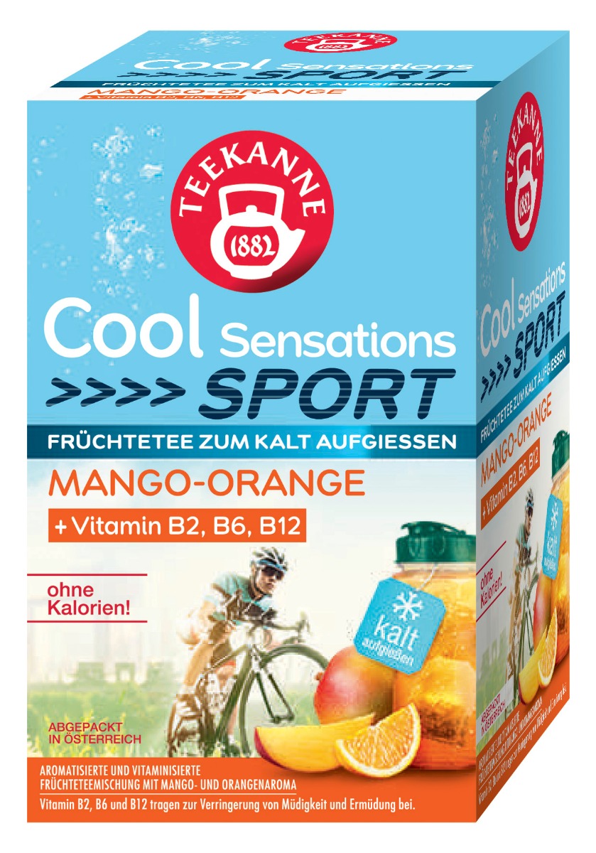 Teekanne CoolSensations Sport mango-pomeranč 18x2