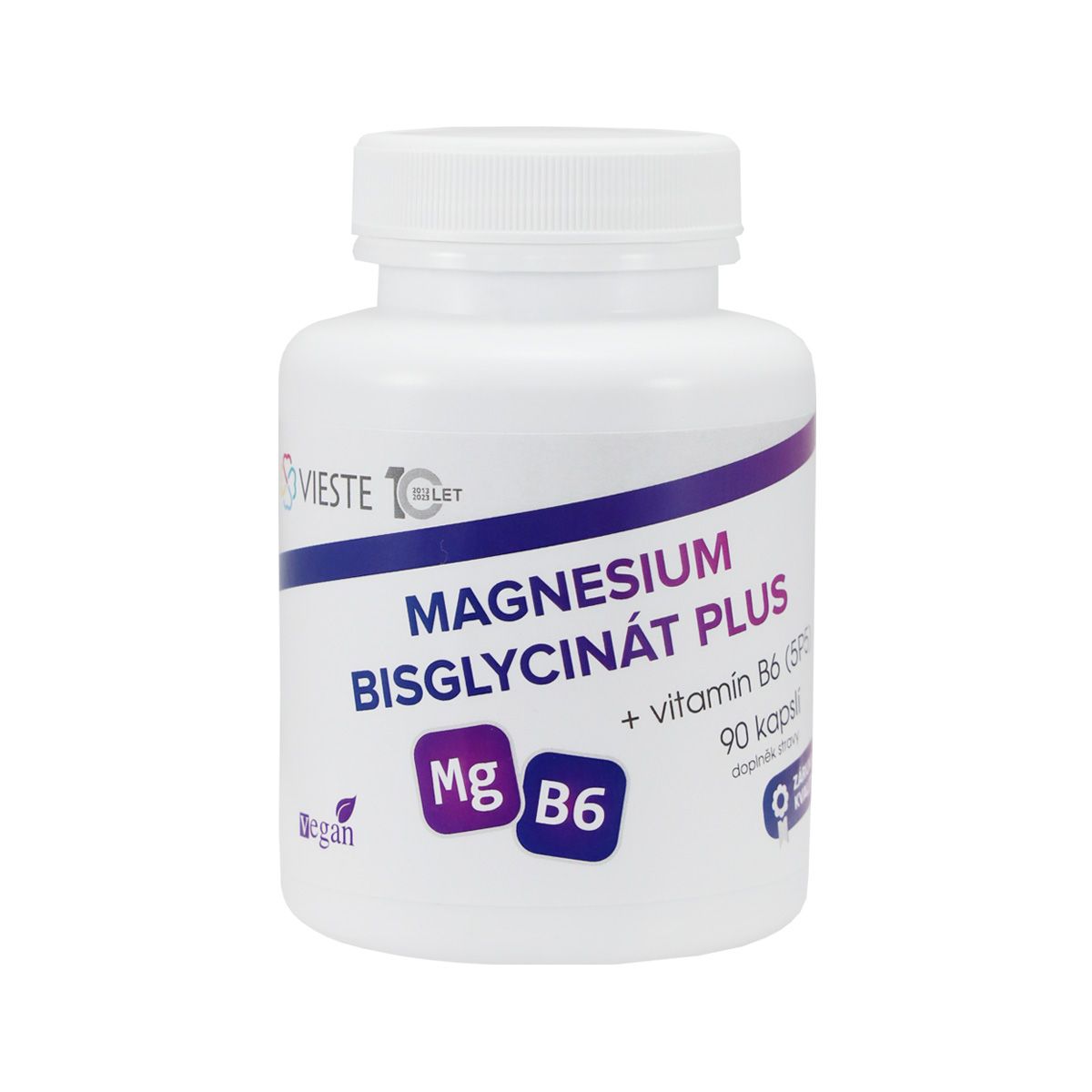 Vieste Magnesium Bisglycinát Plus 90 kapslí Vieste