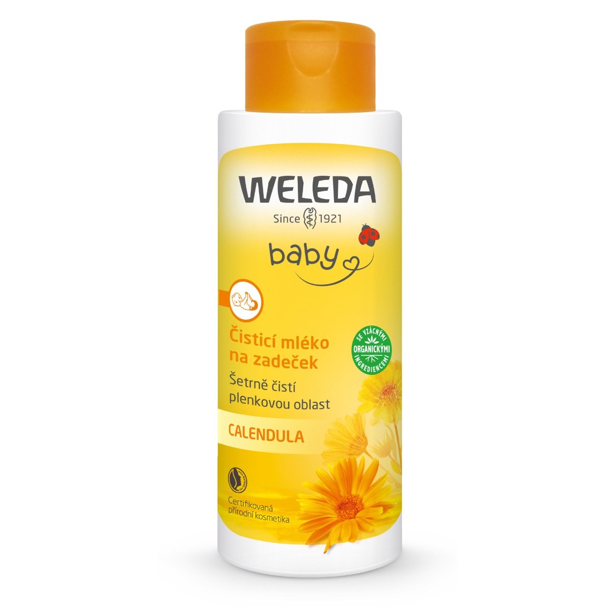 Weleda Čisticí mléko na zadeček 400 ml Weleda