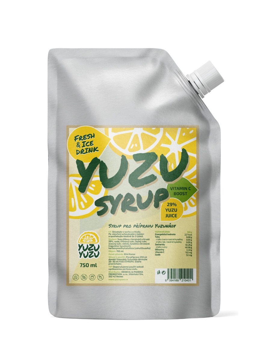 YuzuYuzu Yuzu Syrup 750 ml YuzuYuzu