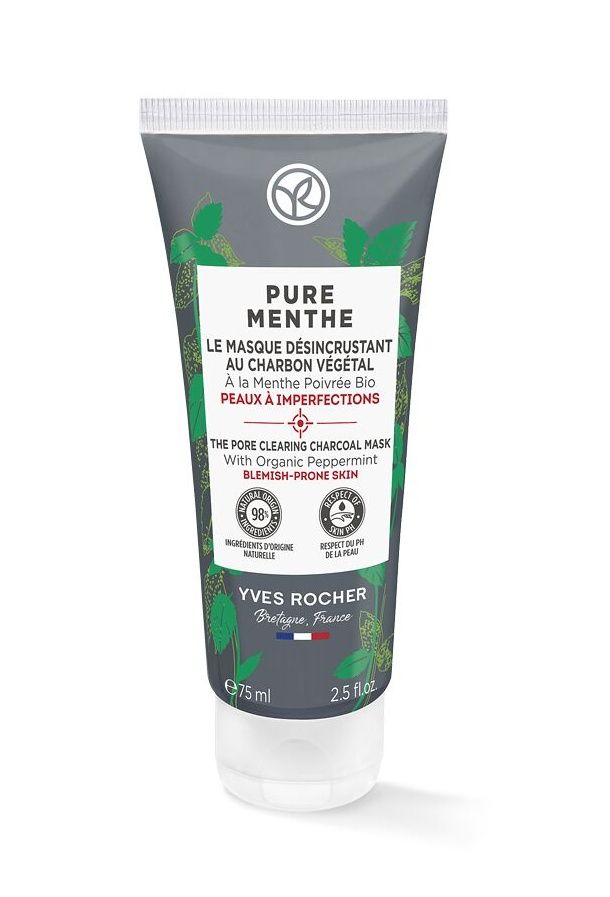 Yves Rocher Maska s aktivním uhlím Pure Menthe 75 ml Yves Rocher