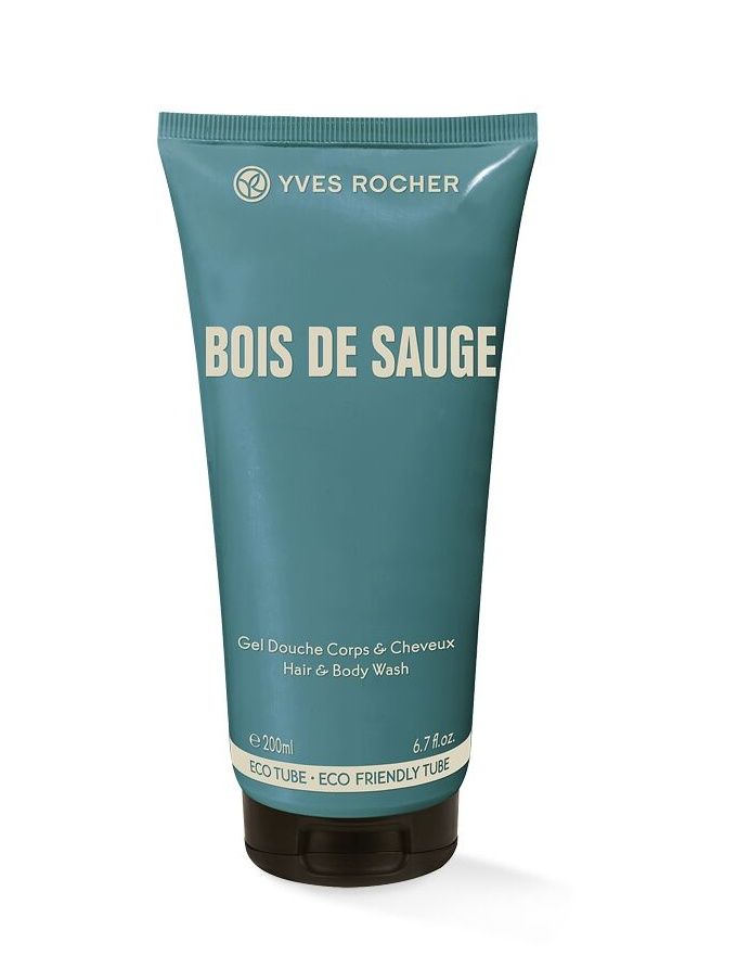 Yves Rocher Men Sprchový gel na tělo a vlasy Bois de sauge 200 ml Yves Rocher