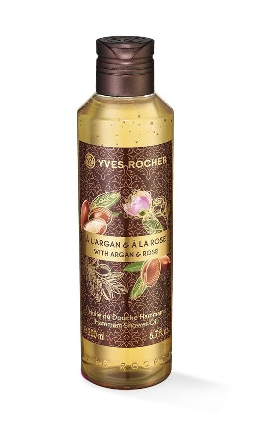 Yves Rocher Sprchový olej argan & bio růže 200 ml Yves Rocher