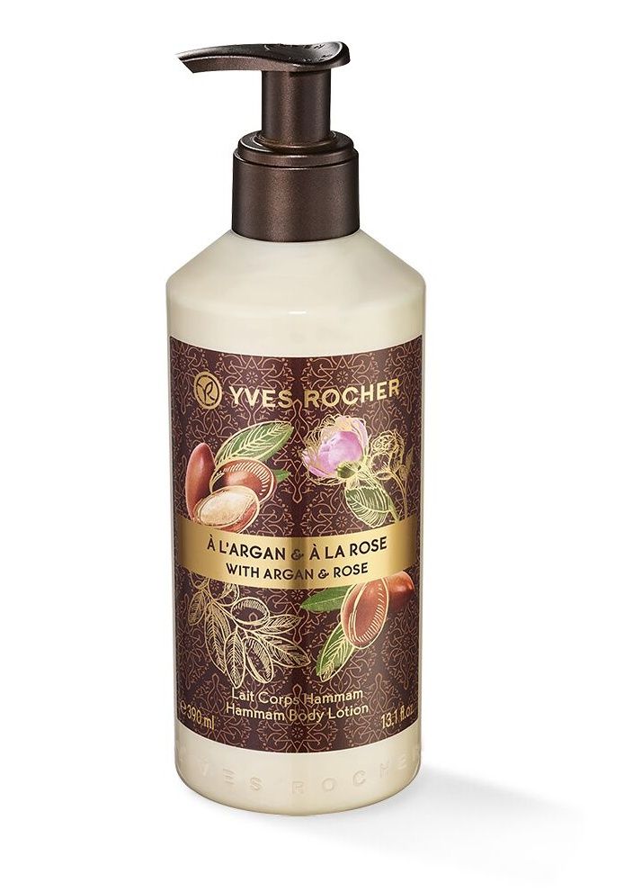 Yves Rocher Tělové mléko argan & bio růže 390 ml Yves Rocher