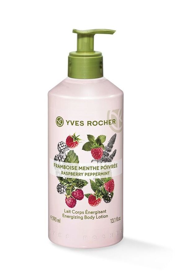 Yves Rocher Tělové mléko malina & máta 390 ml Yves Rocher