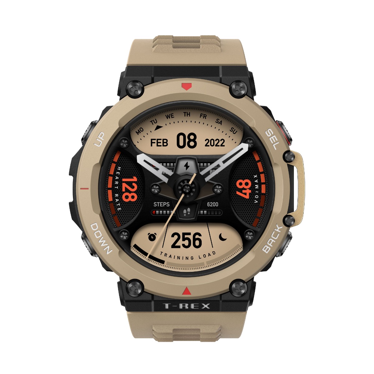 Amazfit T-Rex 2 Desert Khaki chytré hodinky Amazfit