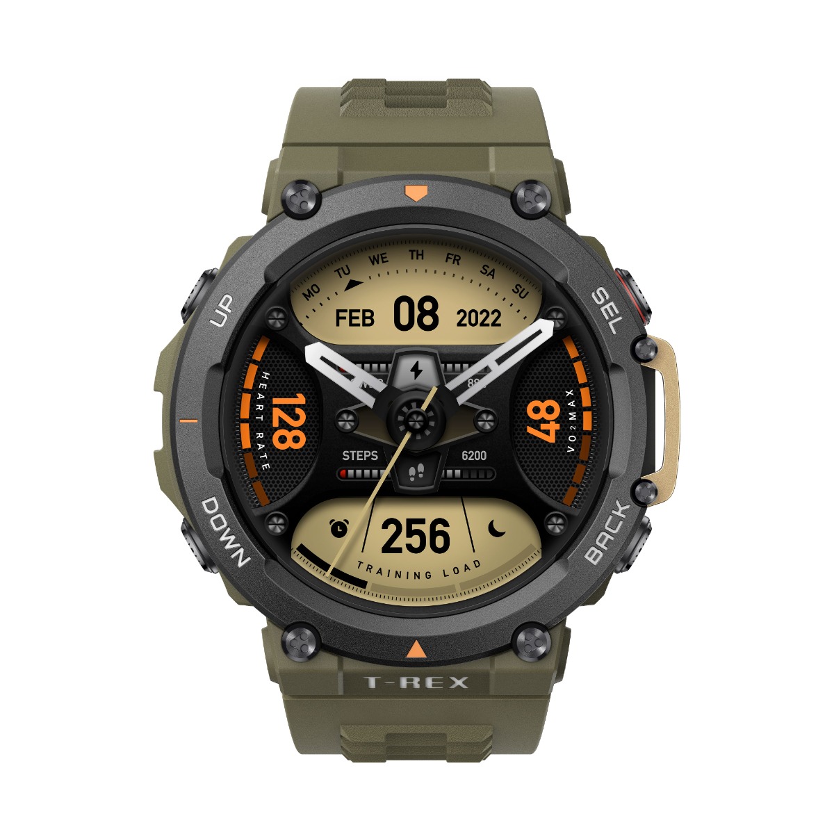 Amazfit T-Rex 2 Wild Green chytré hodinky Amazfit