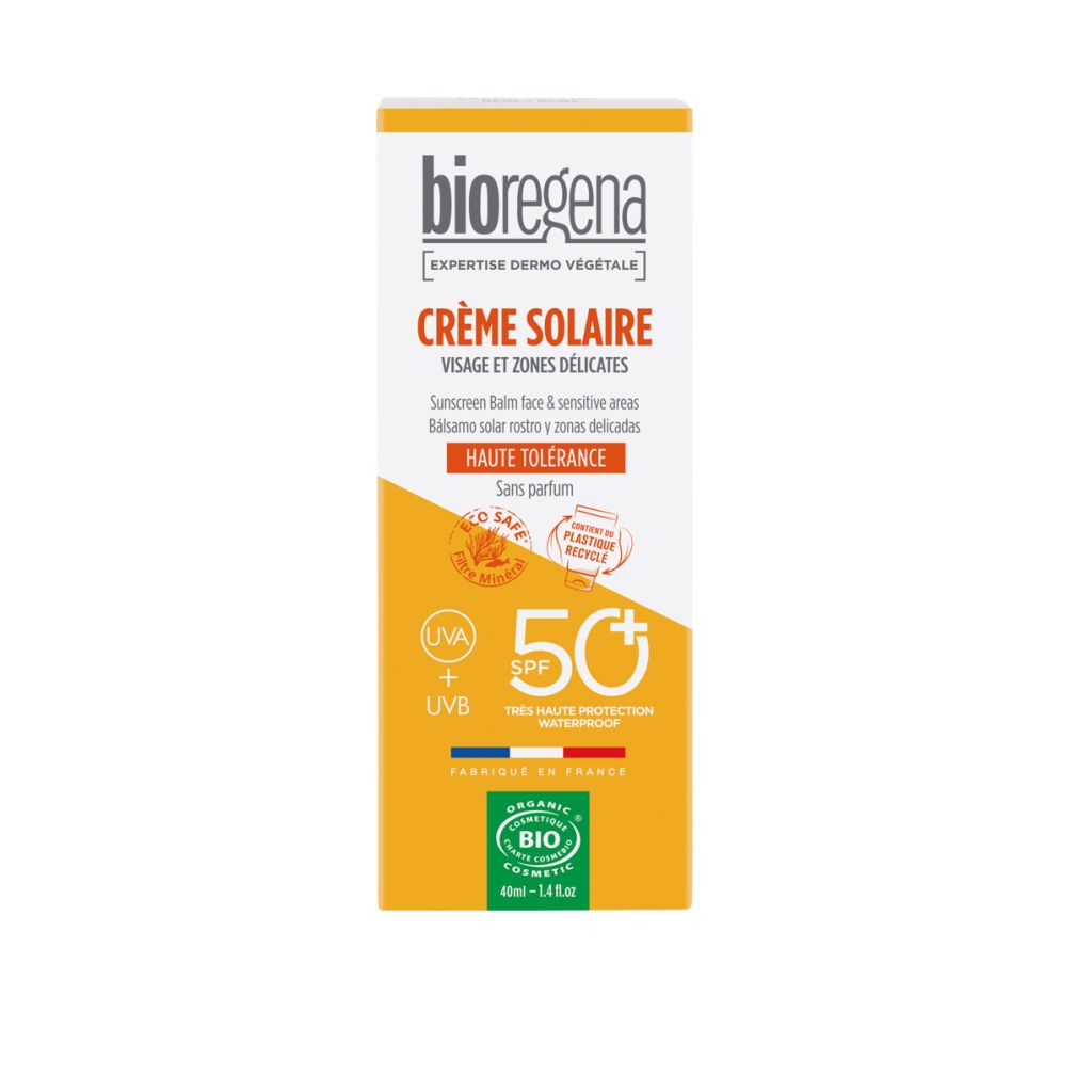 Bioregena Organický balzám na opalování na citlivé zóny BIO SPF50+ 40 ml Bioregena