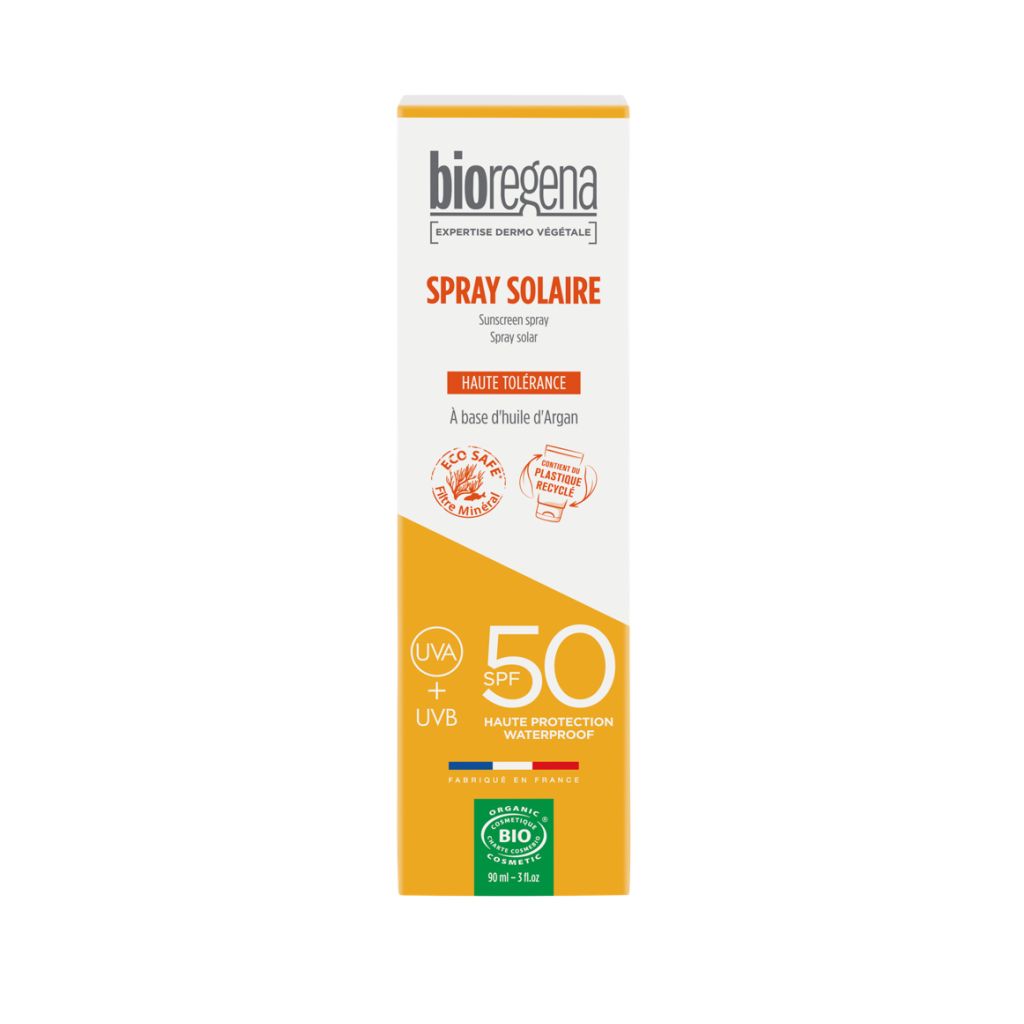 Bioregena Organický sprej na opalování BIO SPF50 90 ml Bioregena