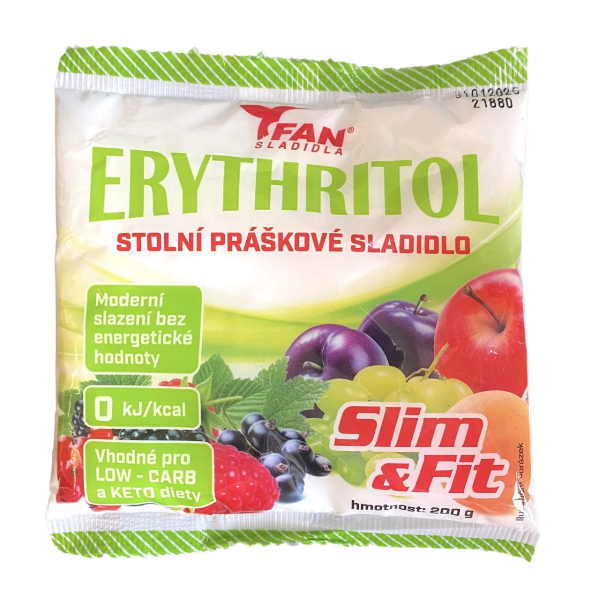 FAN Erythritol stolní sladidlo 200 g FAN