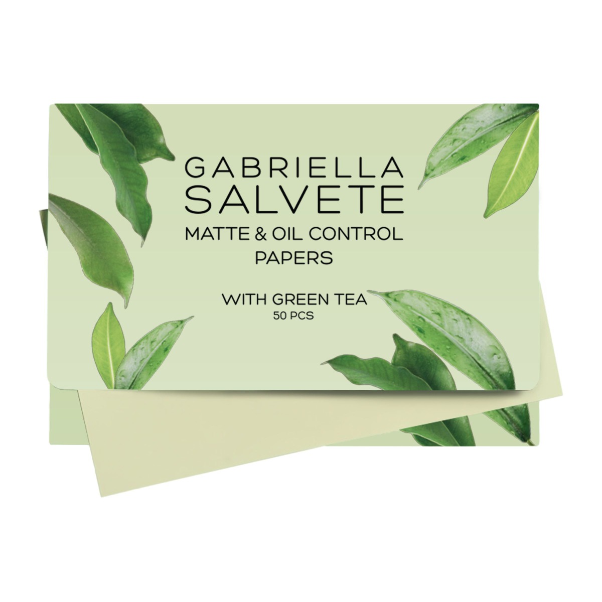 Gabriella Salvete Green Tea Oil Papers matující papírky 50 ks Gabriella Salvete