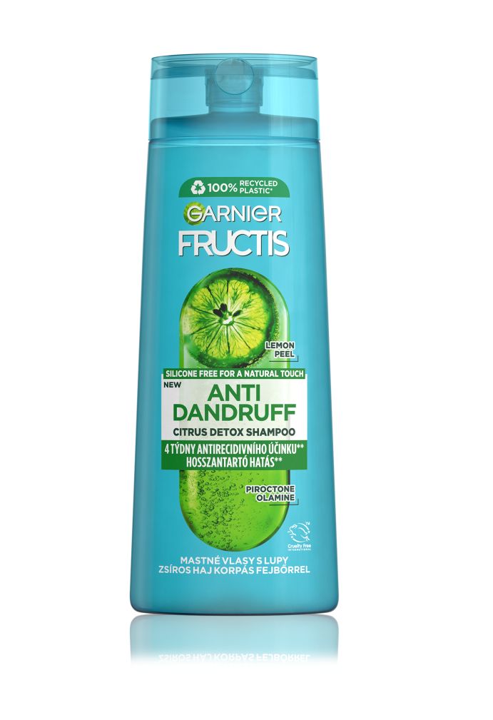 Garnier Fructis Antidandruff Lemon šampon na mastné vlasy s lupy 250 ml Garnier