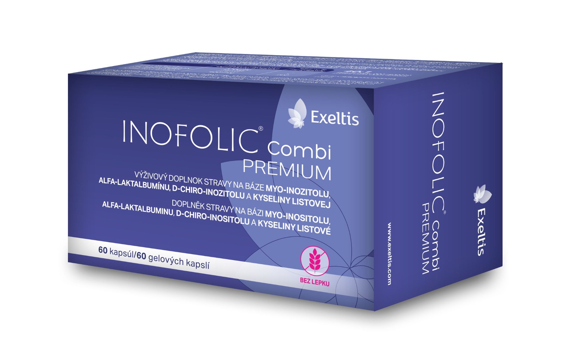 Inofolic Combi Premium 60 gelových kapslí Inofolic