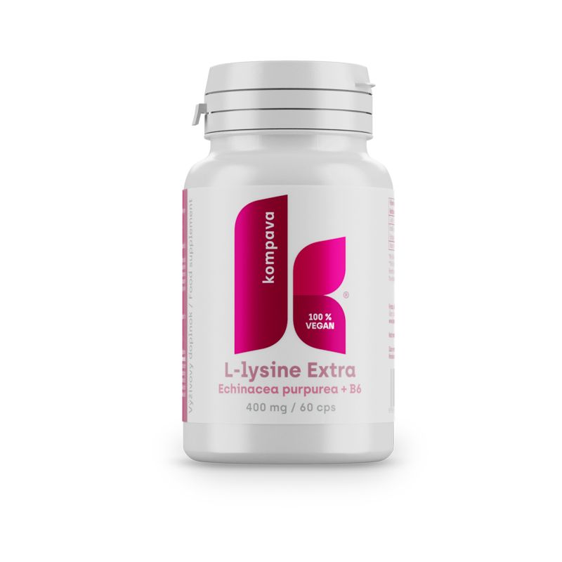KOMPAVA L-Lysine Extra 400 mg 60 kapslí KOMPAVA