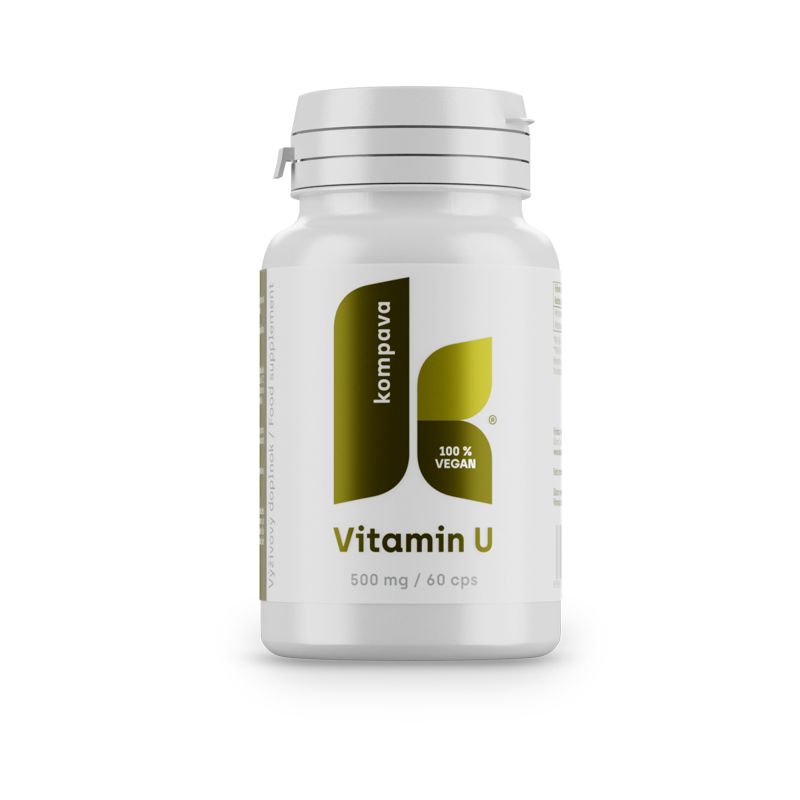 KOMPAVA Vitamin U 500 mg 60 kapslí KOMPAVA