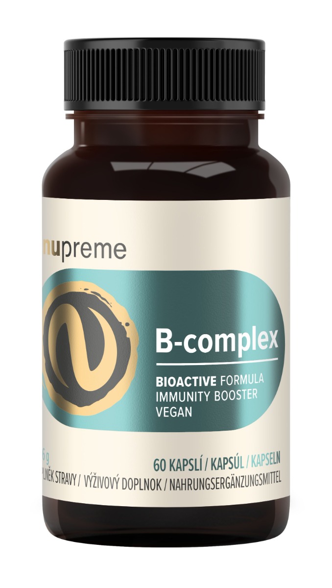 Nupreme B-complex Bioactive 60 kapslí Nupreme