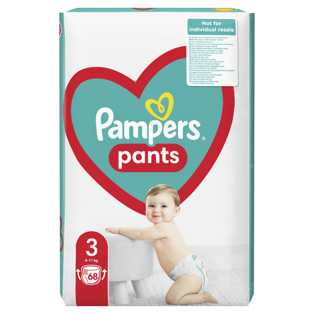 Pampers Pants vel. 3 6–11 kg plenkové kalhotky 204 ks Pampers