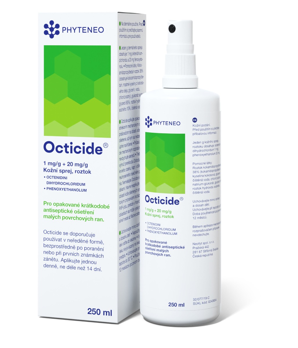 Phyteneo Octicide 1 mg/g + 20 mg/g kožní sprej