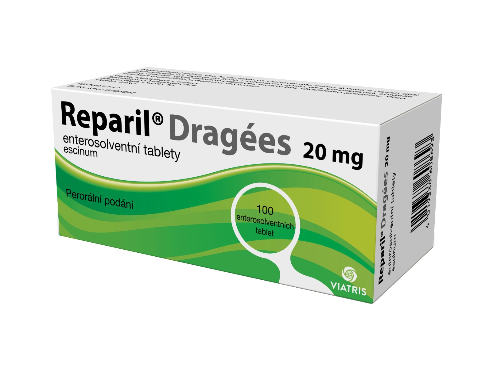 Reparil Dragées 20 mg 100 tablet Reparil