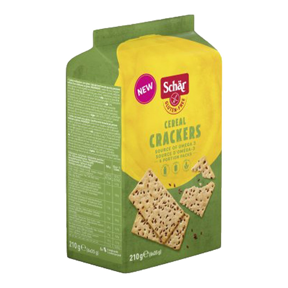 SCHÄR Crackers cereal krekry bez lepku 210 g SCHÄR