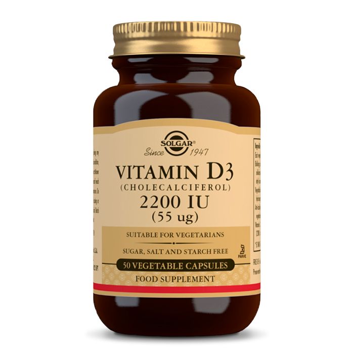 Solgar Vitamin D3 2200 IU 50 kapslí Solgar