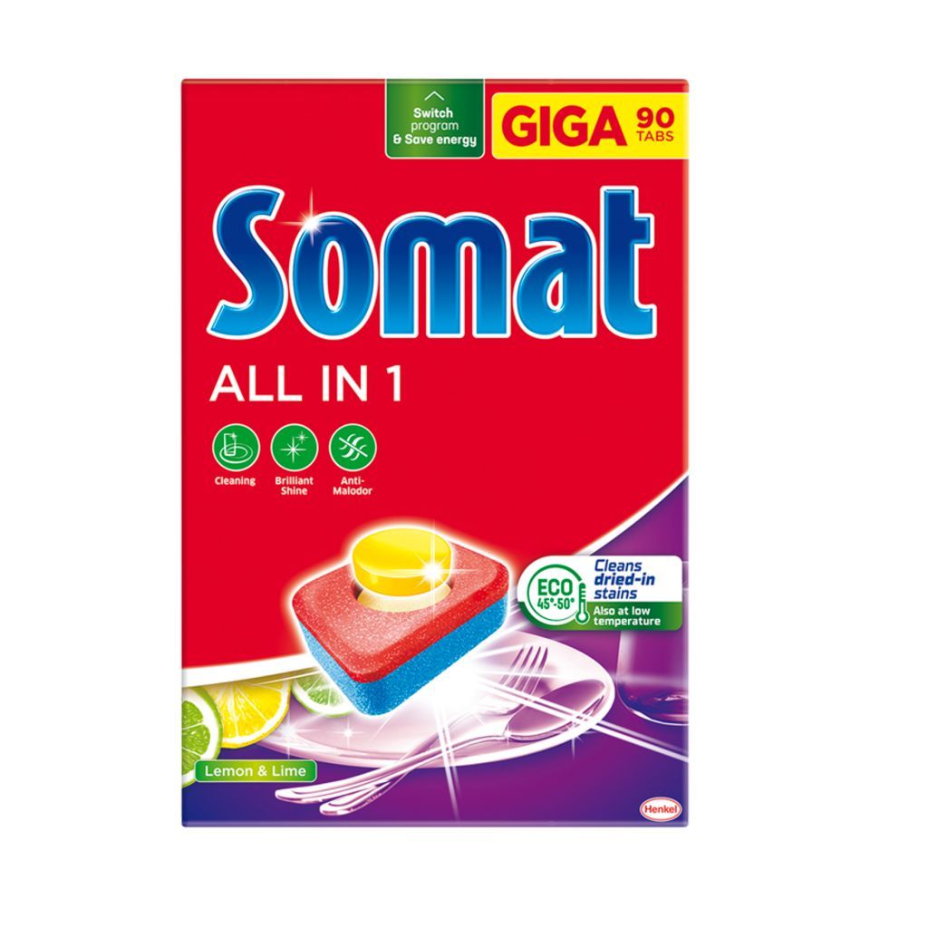 Somat Tablety do myčky All in 1 90 ks Somat