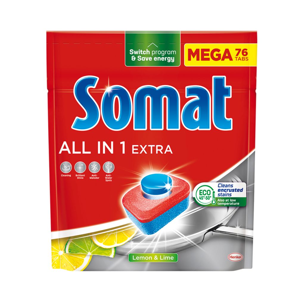 Somat Tablety do myčky All in 1 Extra 76 ks Somat