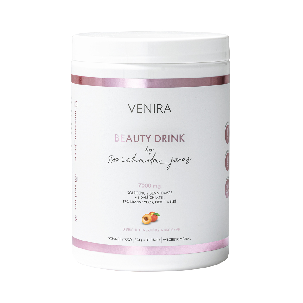 Venira Beauty drink by @michaelajonas broskev-meruňka 324 g Venira