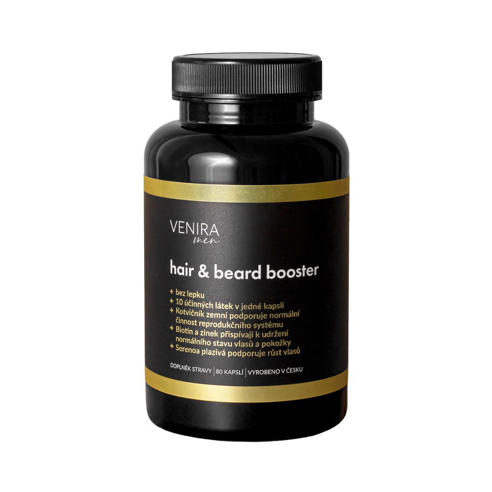 Venira Men Hair&beard booster 80 kapslí Venira