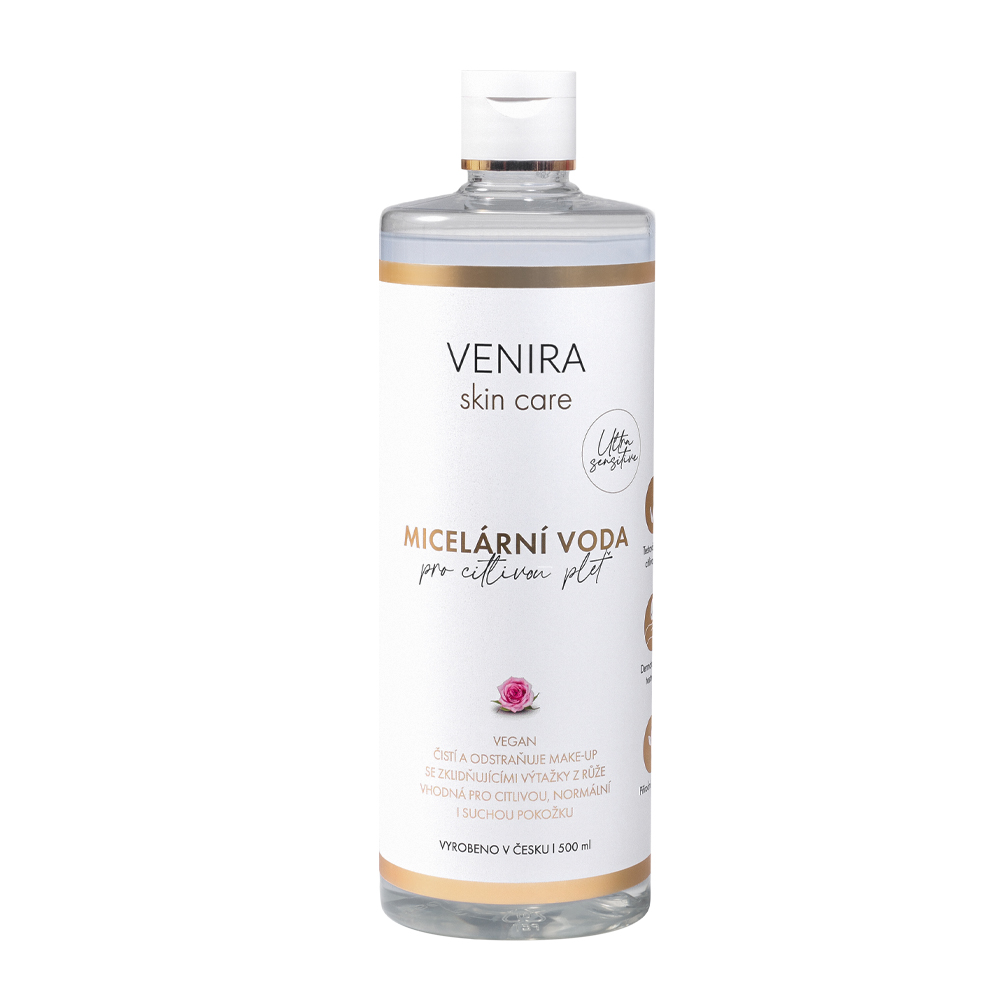 Venira Micelární voda pro citlivou pleť 500 ml Venira