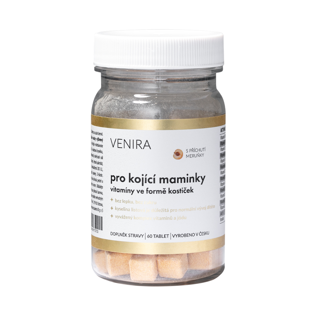 Venira Vitamíny pro kojící ženy 60 kapslí meruňka Venira