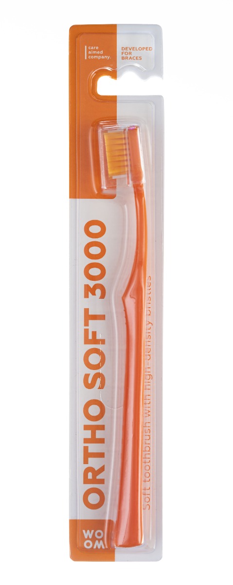 WOOM ORTHO SOFT 3000 zubní kartáček 1 ks WOOM