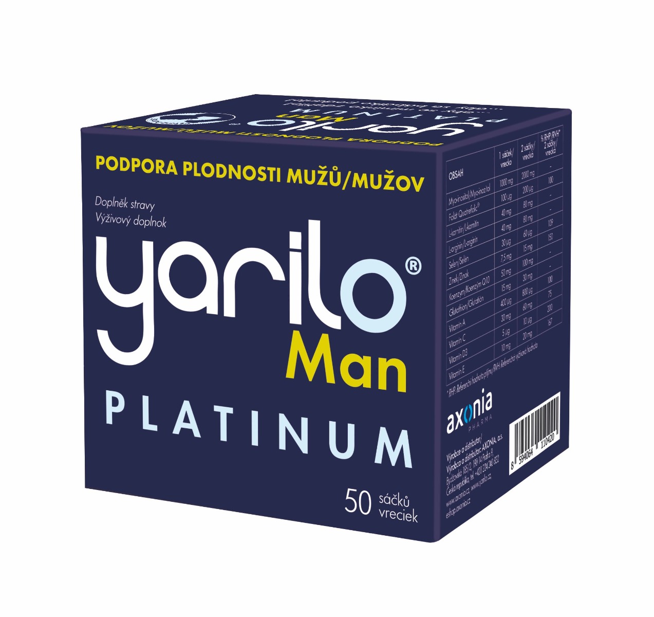 Yarilo Man Platinum 50 sáčků Yarilo